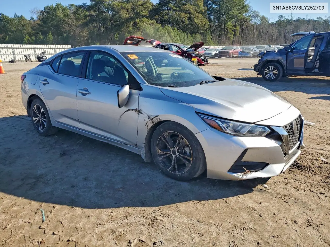 3N1AB8CV8LY252709 2020 Nissan Sentra Sv