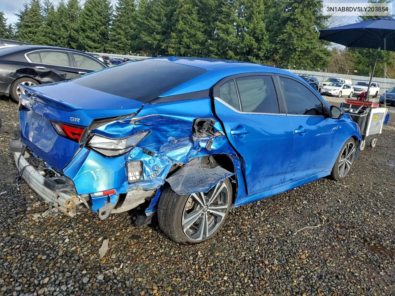 3N1AB8DV5LY203854 2020 Nissan Sentra Sr