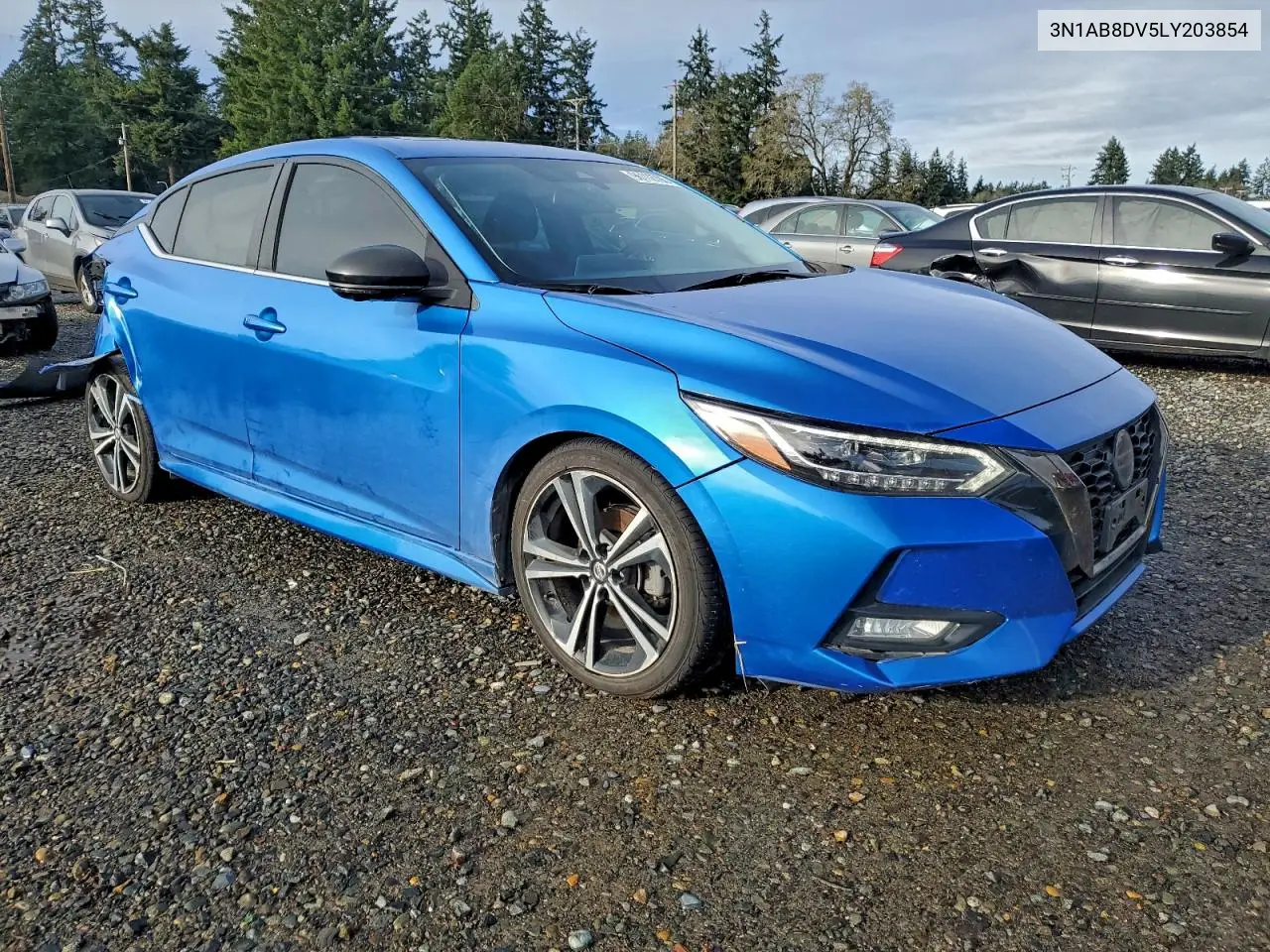 3N1AB8DV5LY203854 2020 Nissan Sentra Sr