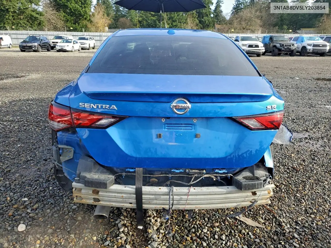 3N1AB8DV5LY203854 2020 Nissan Sentra Sr