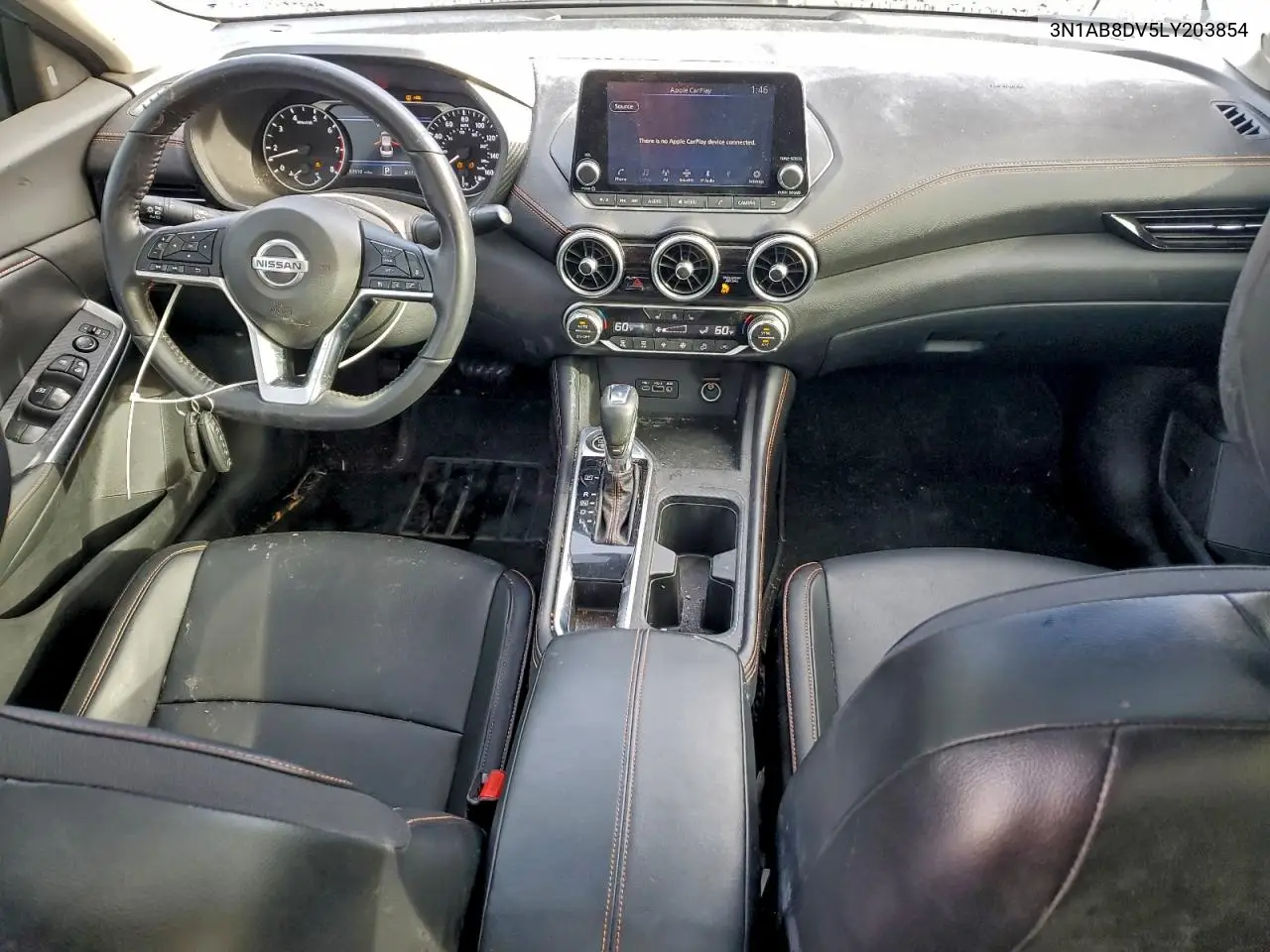 3N1AB8DV5LY203854 2020 Nissan Sentra Sr