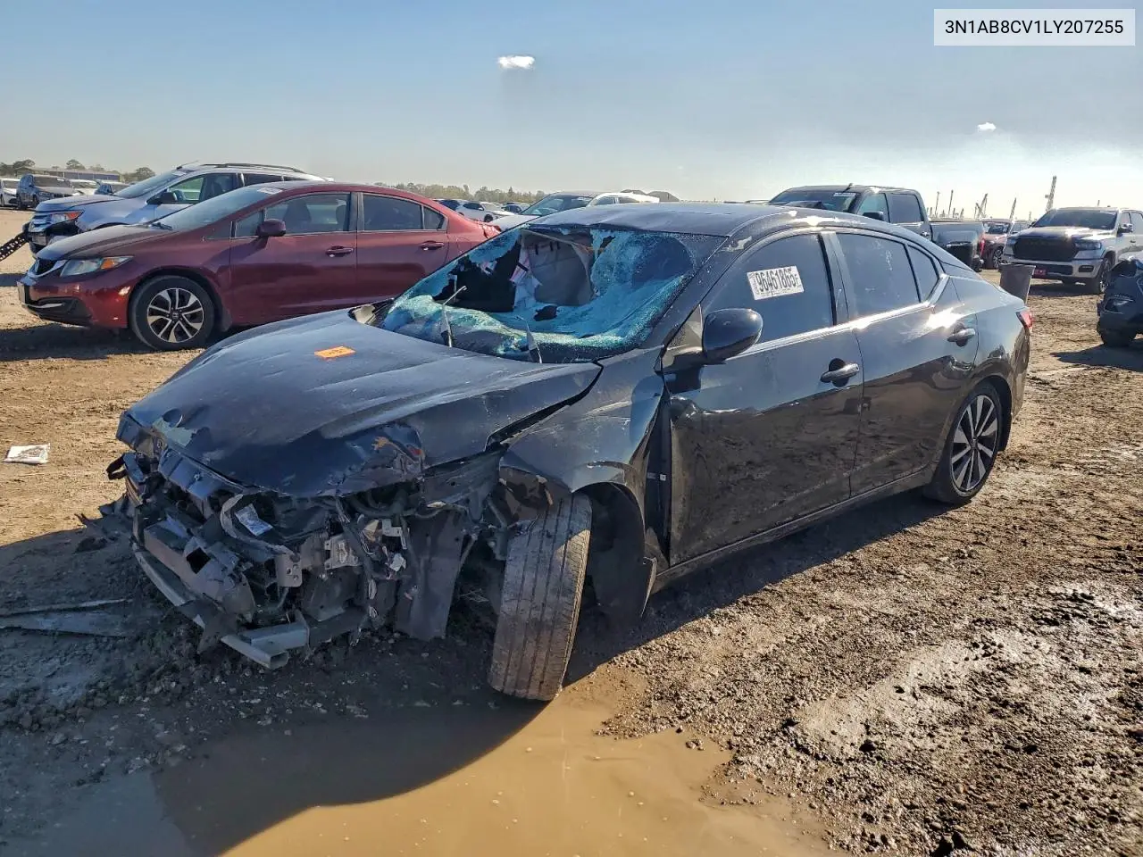 3N1AB8CV1LY207255 2020 Nissan Sentra Sv