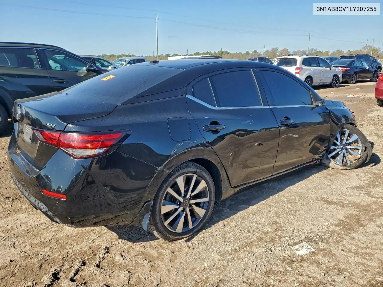 3N1AB8CV1LY207255 2020 Nissan Sentra Sv
