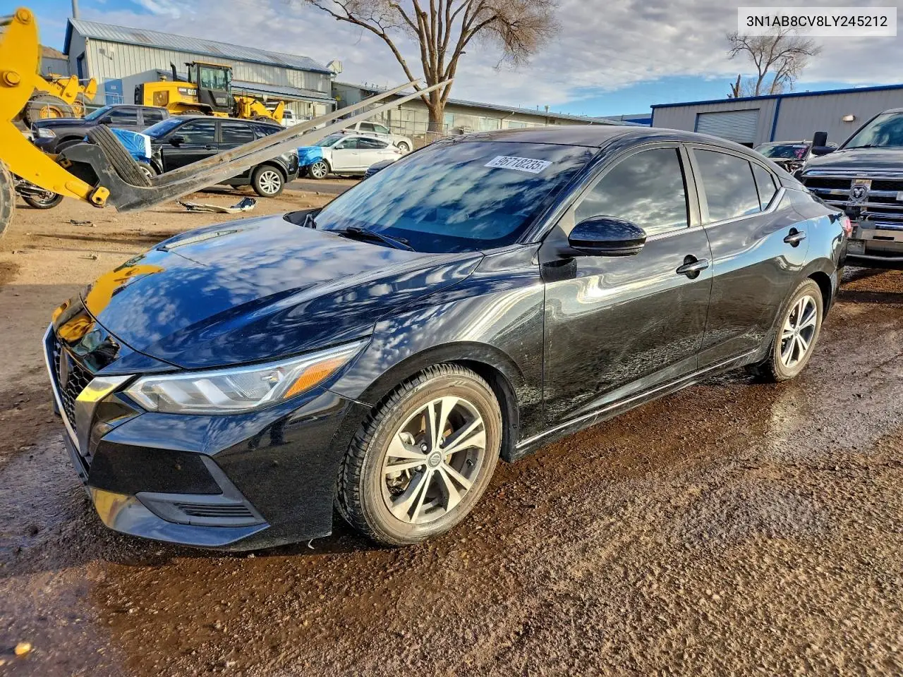 3N1AB8CV8LY245212 2020 Nissan Sentra Sv