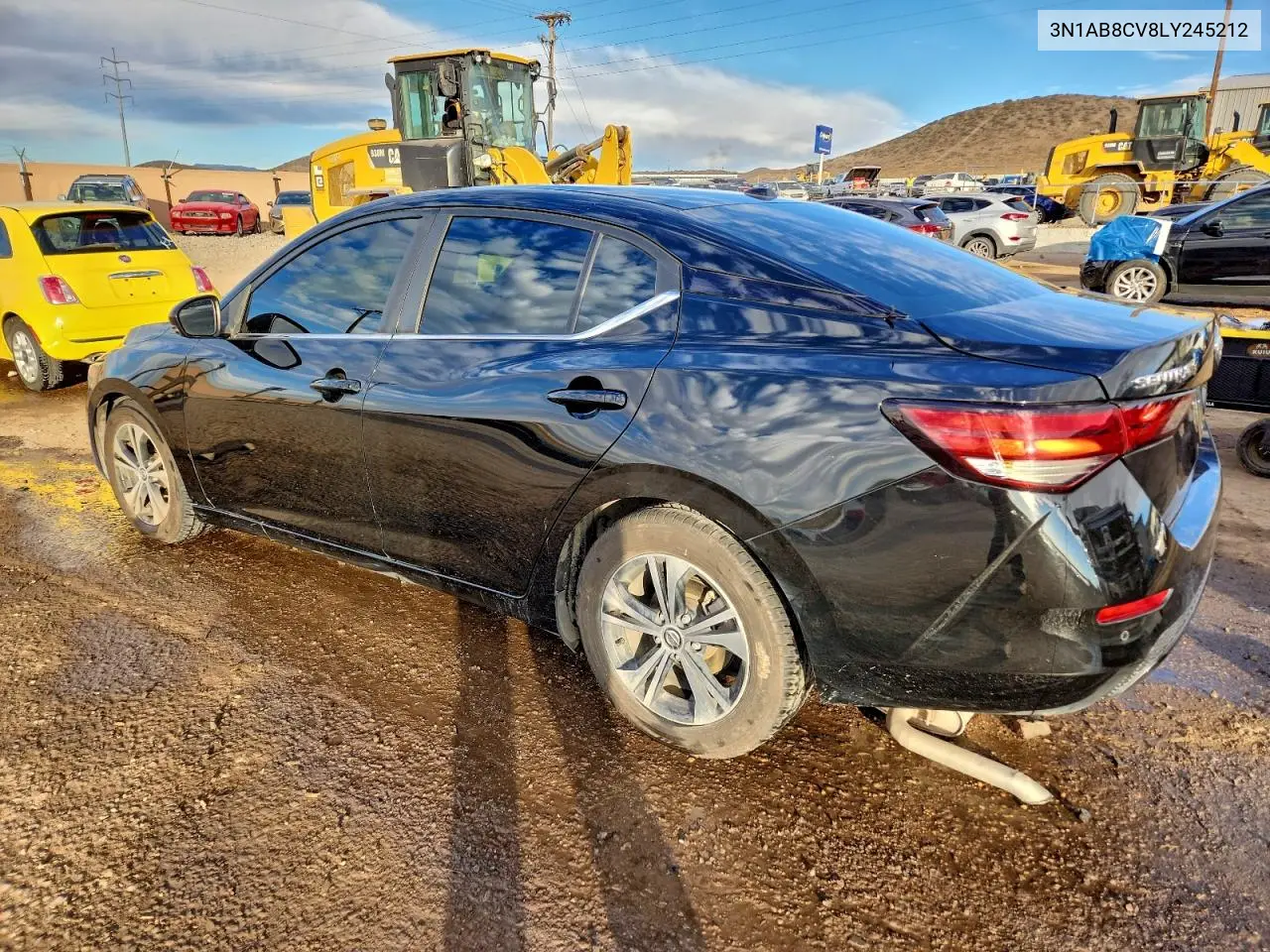 3N1AB8CV8LY245212 2020 Nissan Sentra Sv