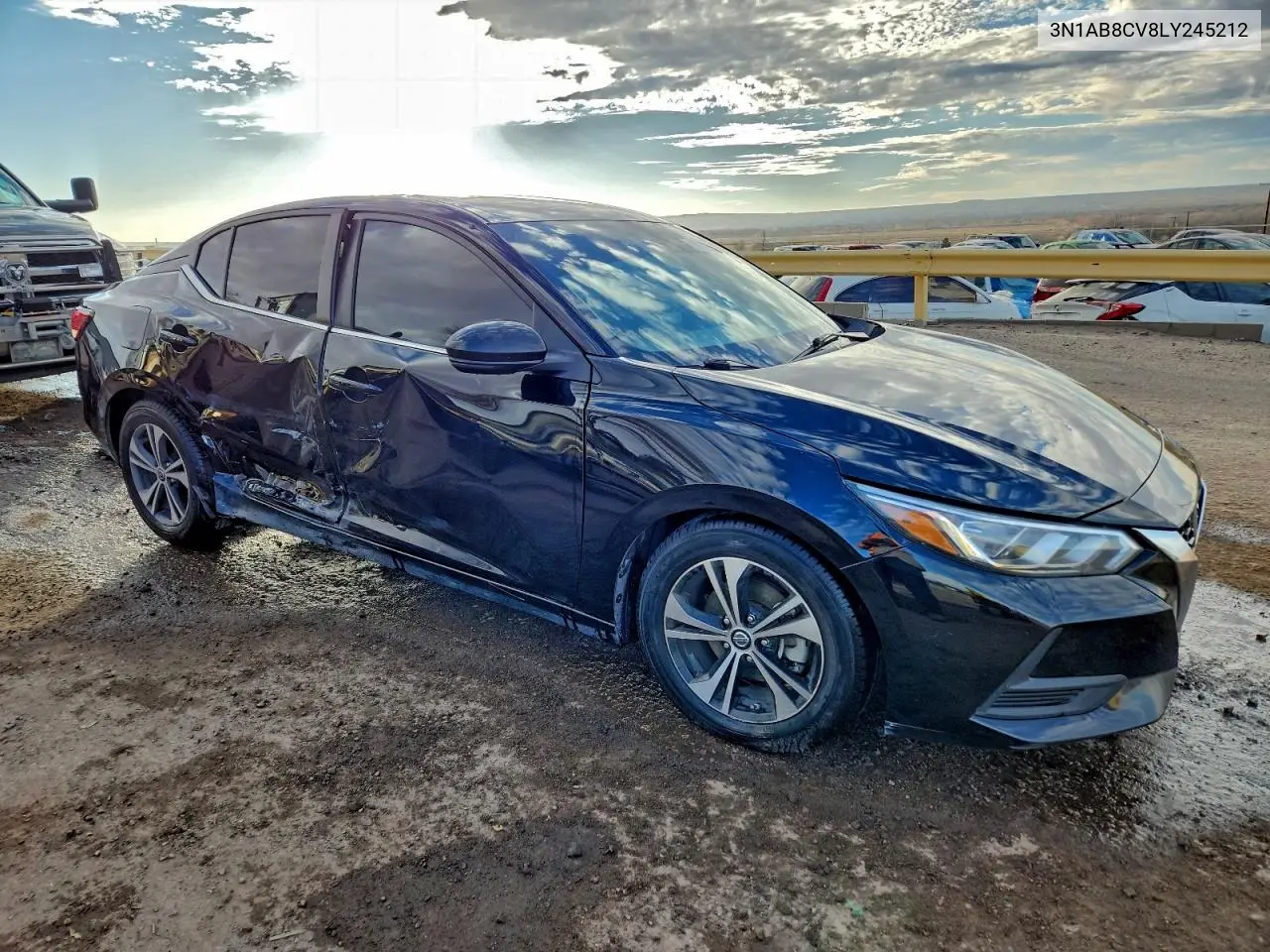 3N1AB8CV8LY245212 2020 Nissan Sentra Sv