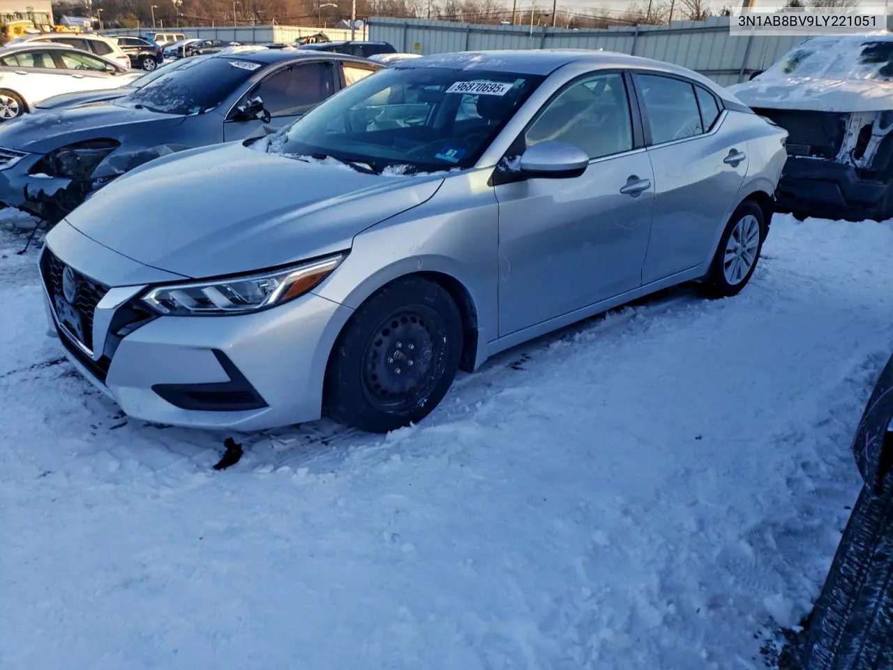 3N1AB8BV9LY221051 2020 Nissan Sentra S