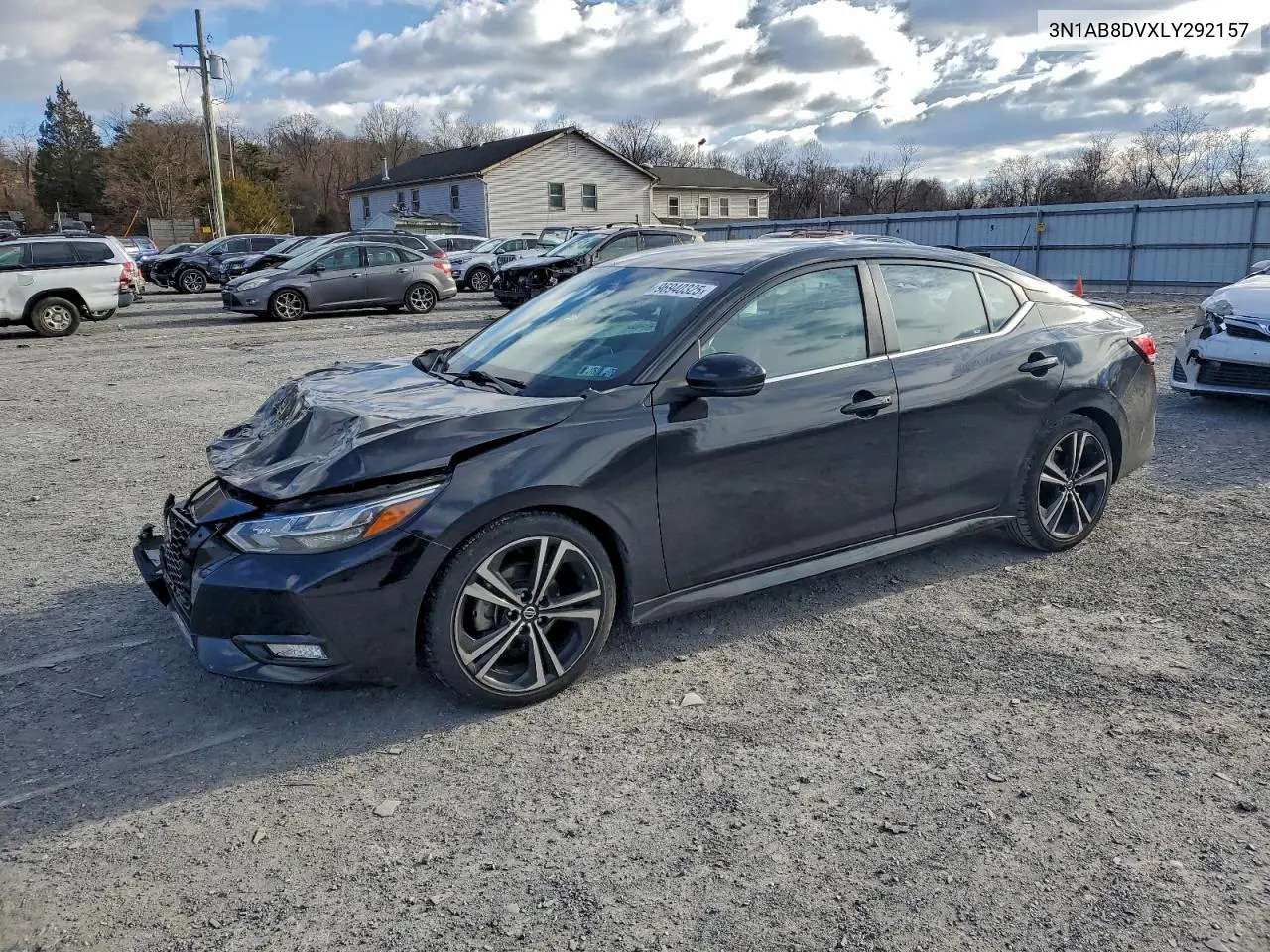 3N1AB8DVXLY292157 2020 Nissan Sentra Sr