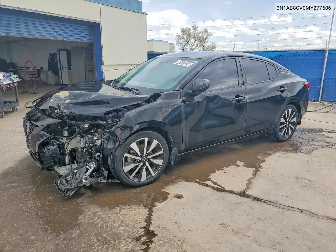 3N1AB8CV0MY277606 2021 Nissan Sentra Sv