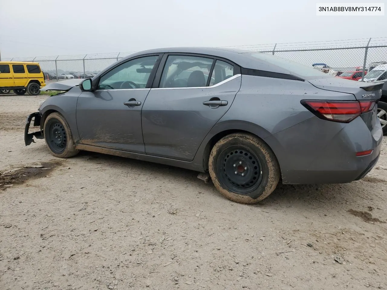 3N1AB8BV8MY314774 2021 Nissan Sentra S