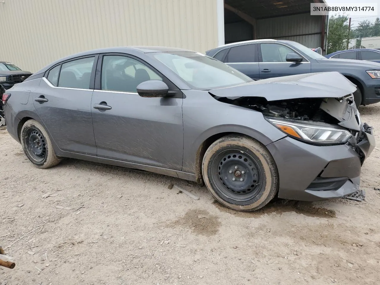 2021 Nissan Sentra S VIN: 3N1AB8BV8MY314774 Lot: 53789984