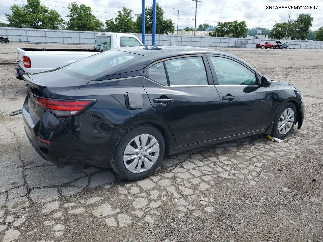 2021 Nissan Sentra S VIN: 3N1AB8BV6MY242697 Lot: 56771994