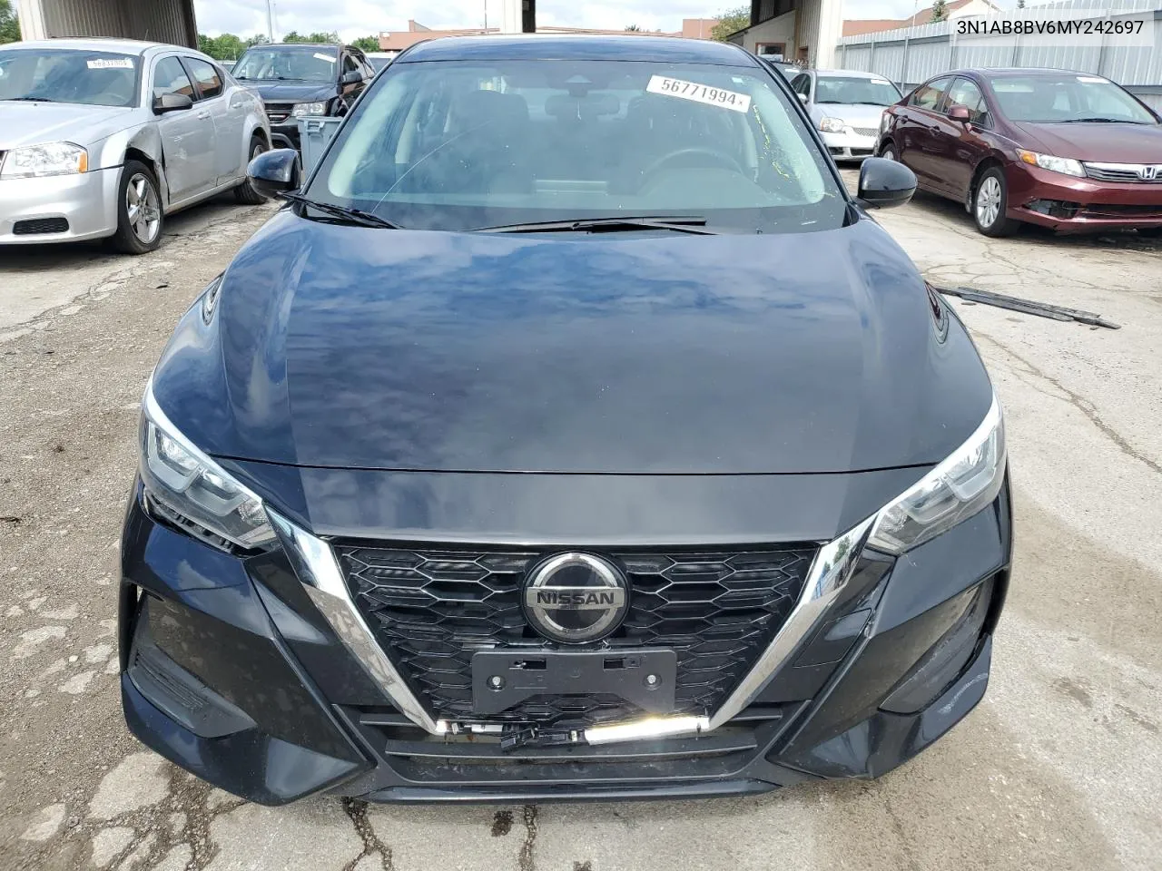 2021 Nissan Sentra S VIN: 3N1AB8BV6MY242697 Lot: 56771994