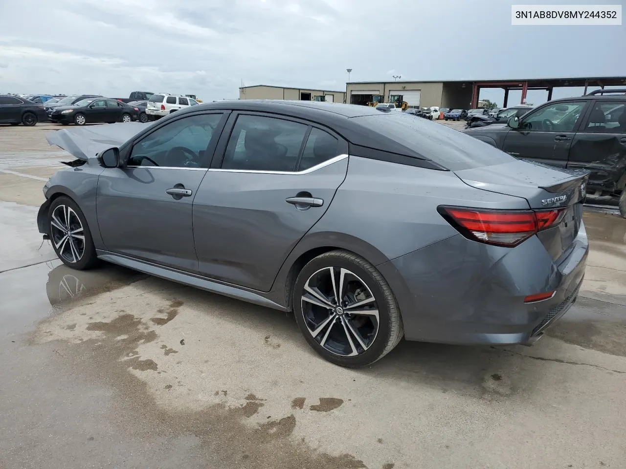 2021 Nissan Sentra Sr VIN: 3N1AB8DV8MY244352 Lot: 61939994