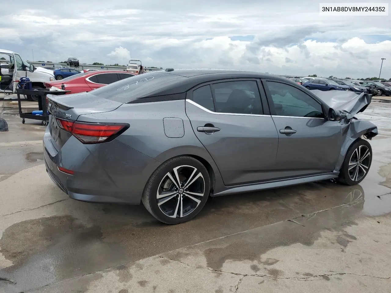 2021 Nissan Sentra Sr VIN: 3N1AB8DV8MY244352 Lot: 61939994