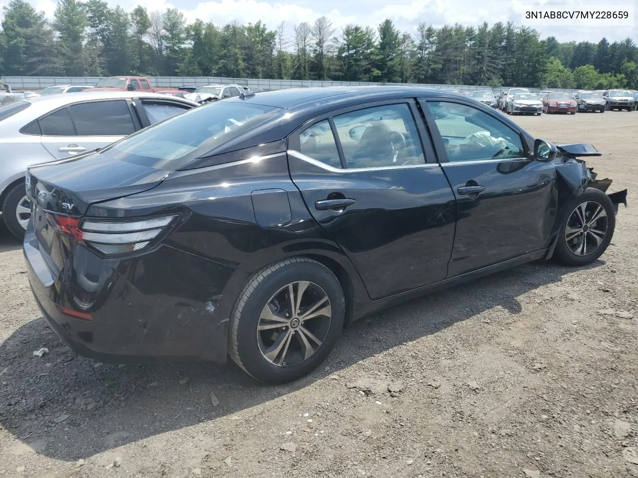 2021 Nissan Sentra Sv VIN: 3N1AB8CV7MY228659 Lot: 62624474