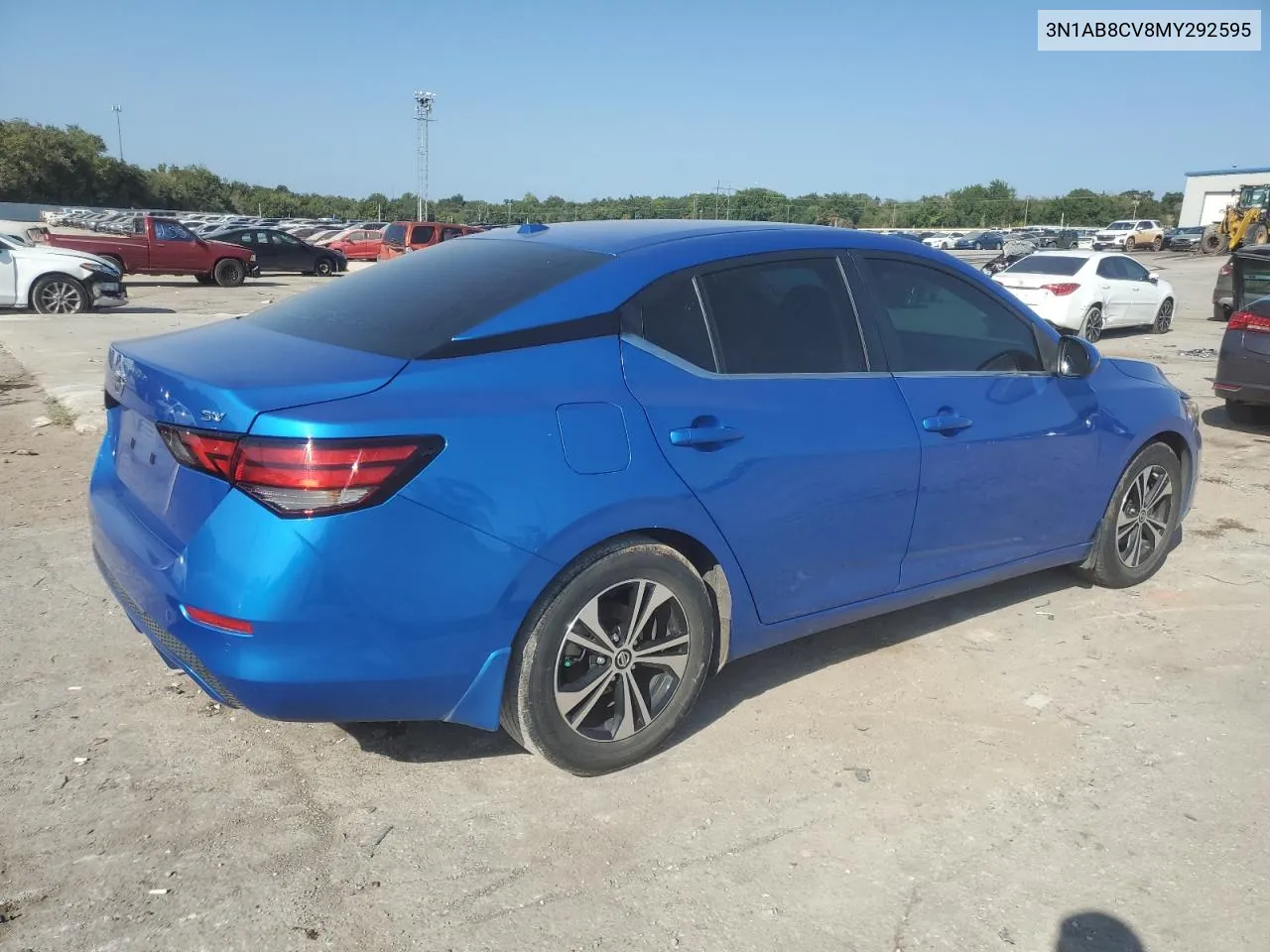 2021 Nissan Sentra Sv VIN: 3N1AB8CV8MY292595 Lot: 71436604