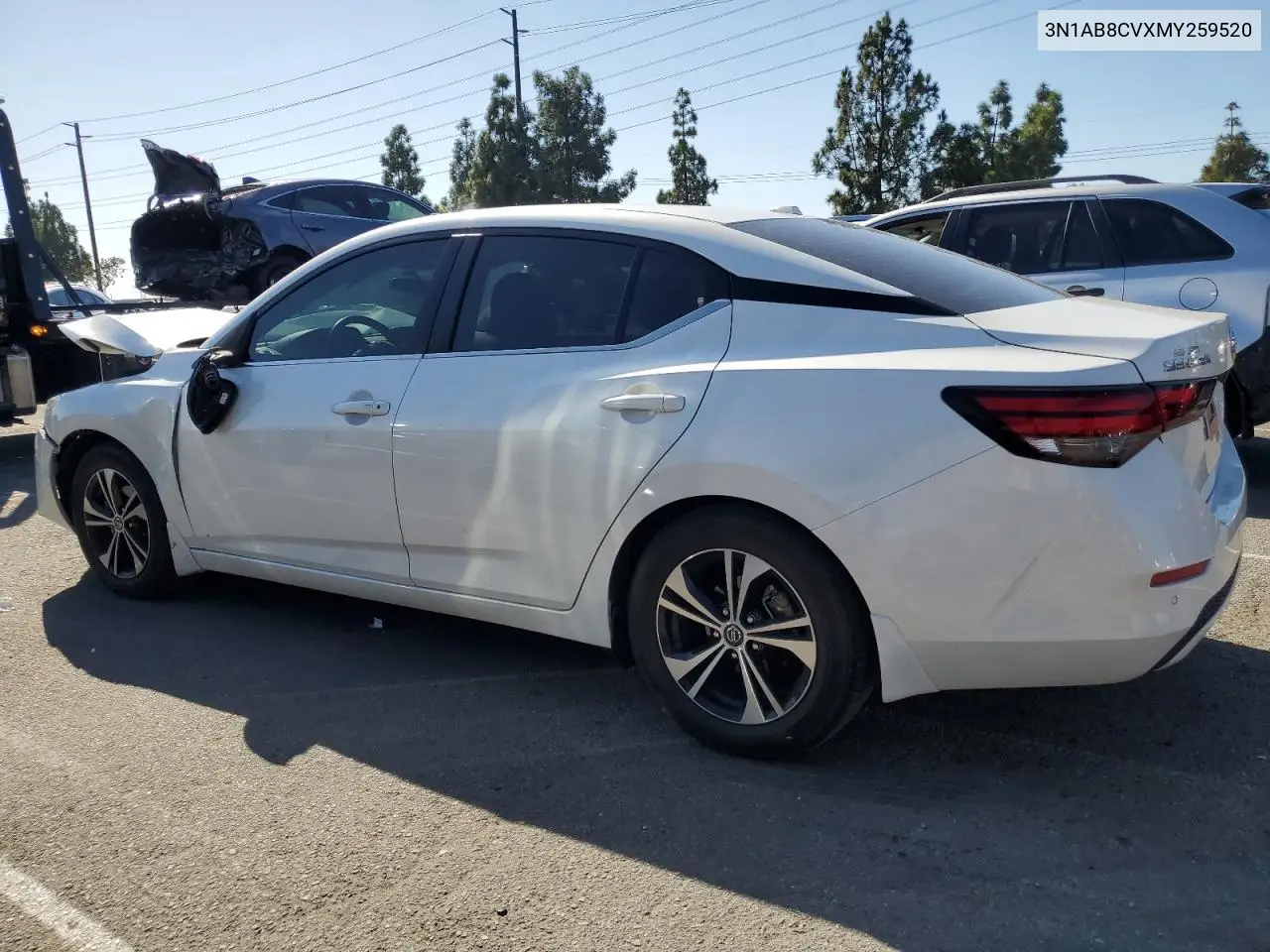 3N1AB8CVXMY259520 2021 Nissan Sentra Sv