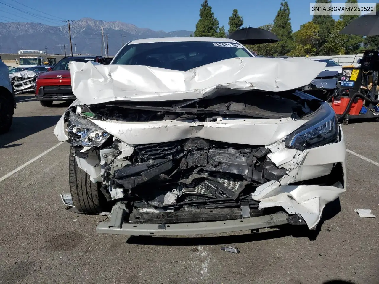 3N1AB8CVXMY259520 2021 Nissan Sentra Sv