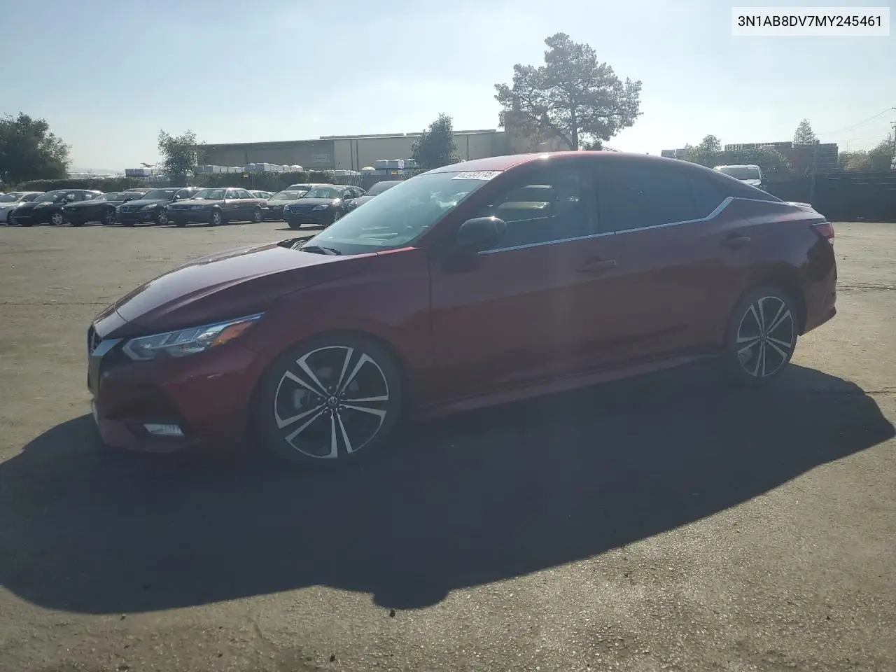 3N1AB8DV7MY245461 2021 Nissan Sentra Sr