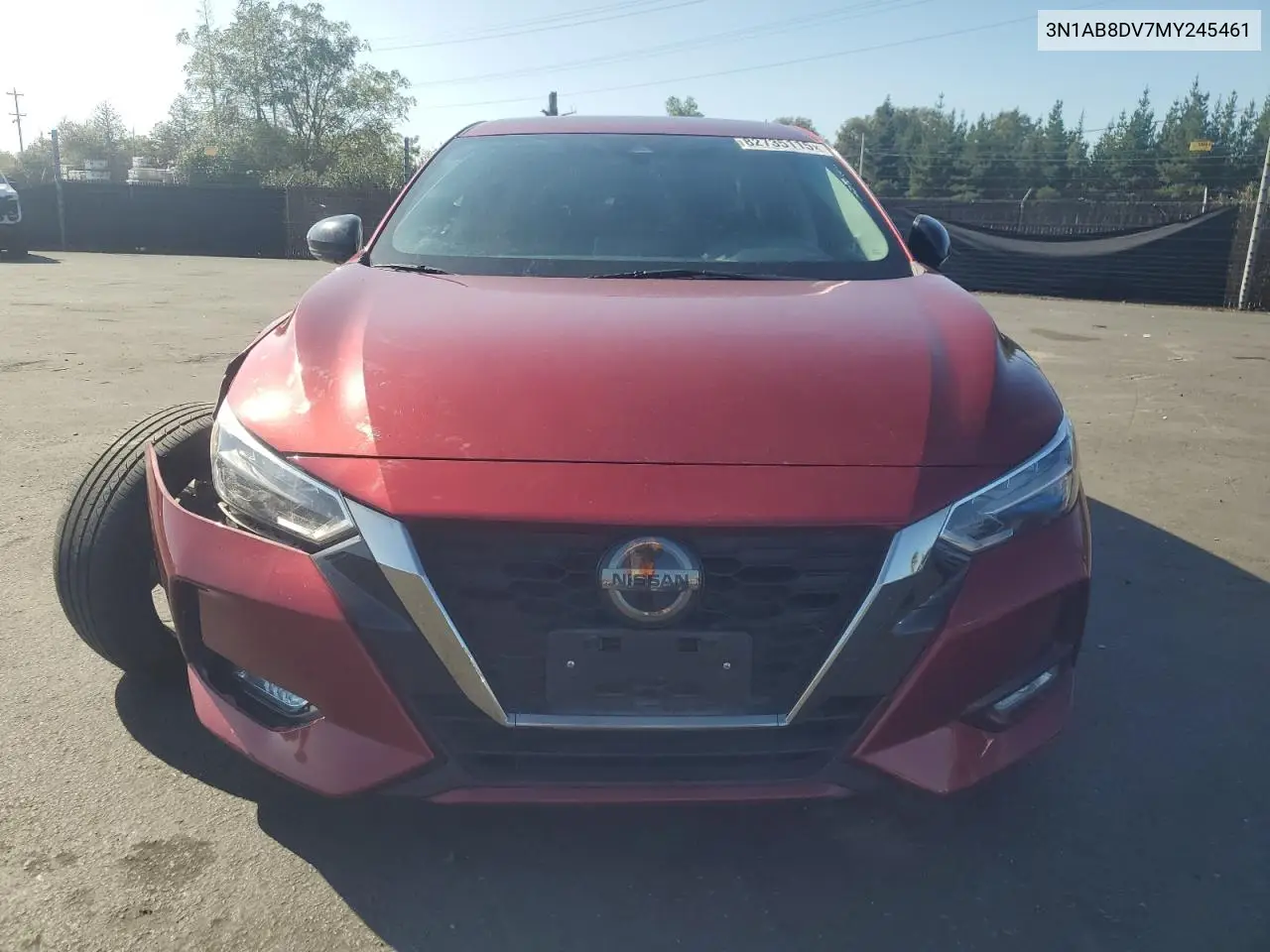 3N1AB8DV7MY245461 2021 Nissan Sentra Sr