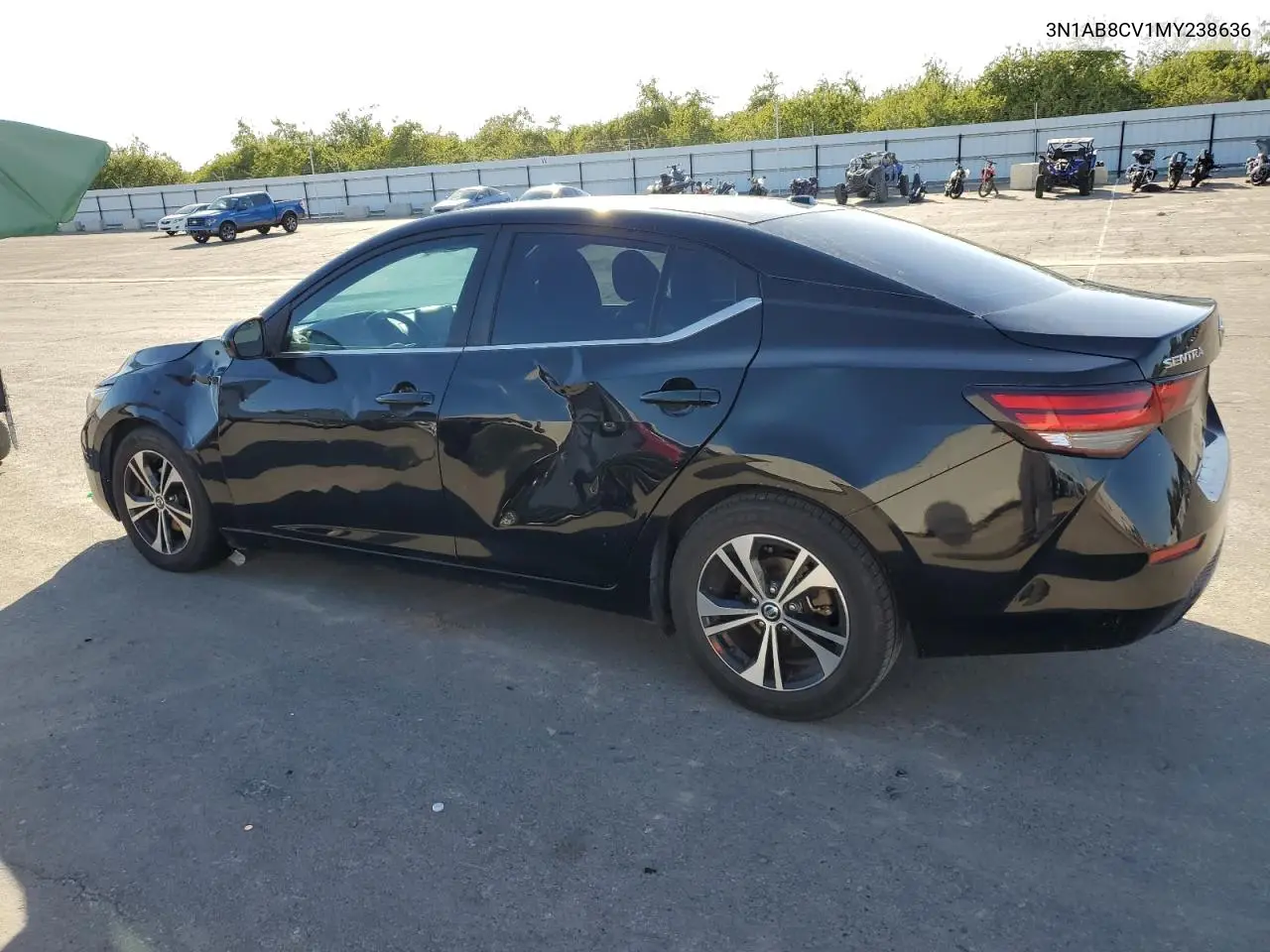 3N1AB8CV1MY238636 2021 Nissan Sentra Sv