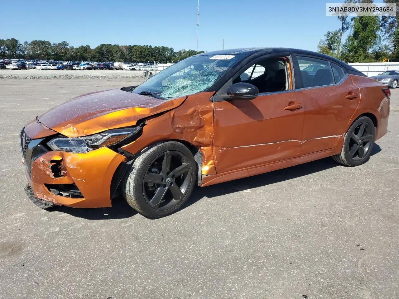 3N1AB8DV3MY293684 2021 Nissan Sentra Sr
