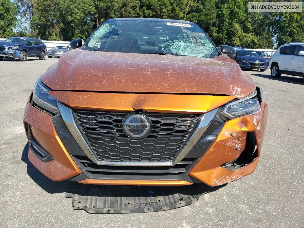 3N1AB8DV3MY293684 2021 Nissan Sentra Sr