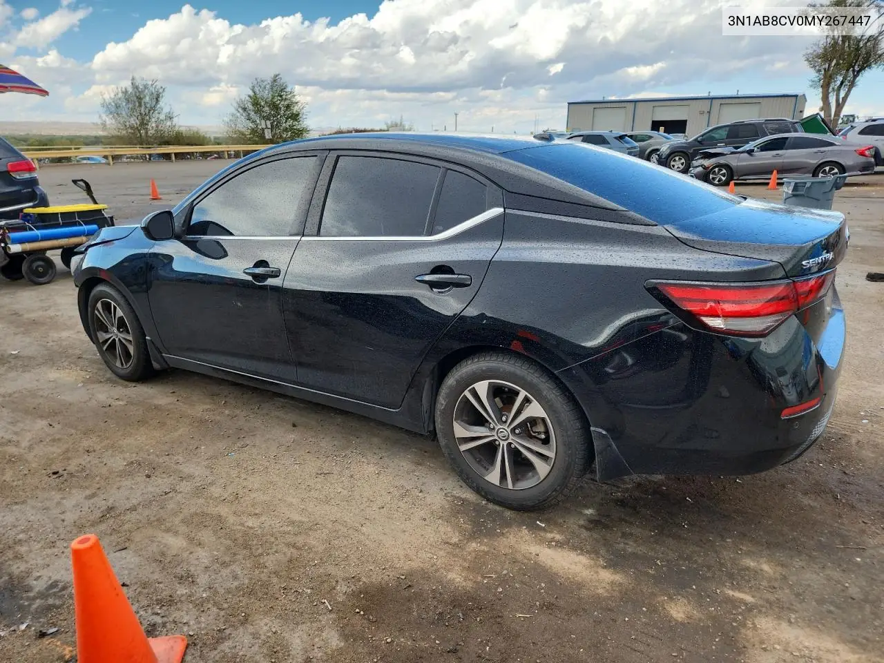 3N1AB8CV0MY267447 2021 Nissan Sentra Sv