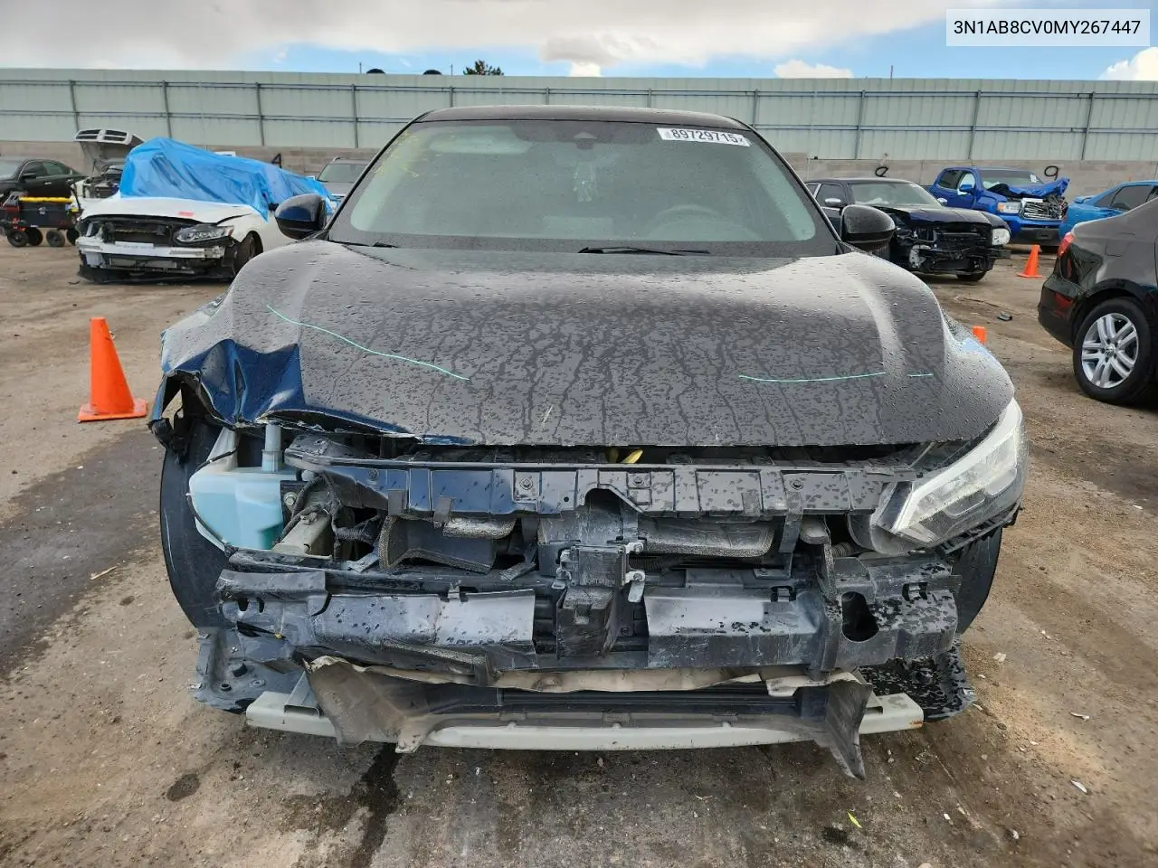 3N1AB8CV0MY267447 2021 Nissan Sentra Sv