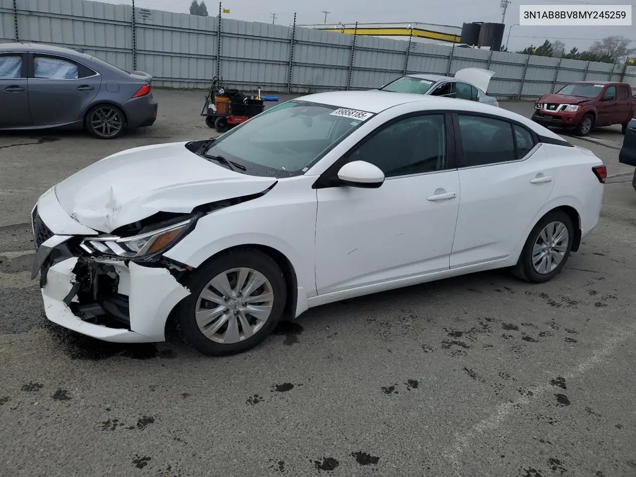 3N1AB8BV8MY245259 2021 Nissan Sentra S
