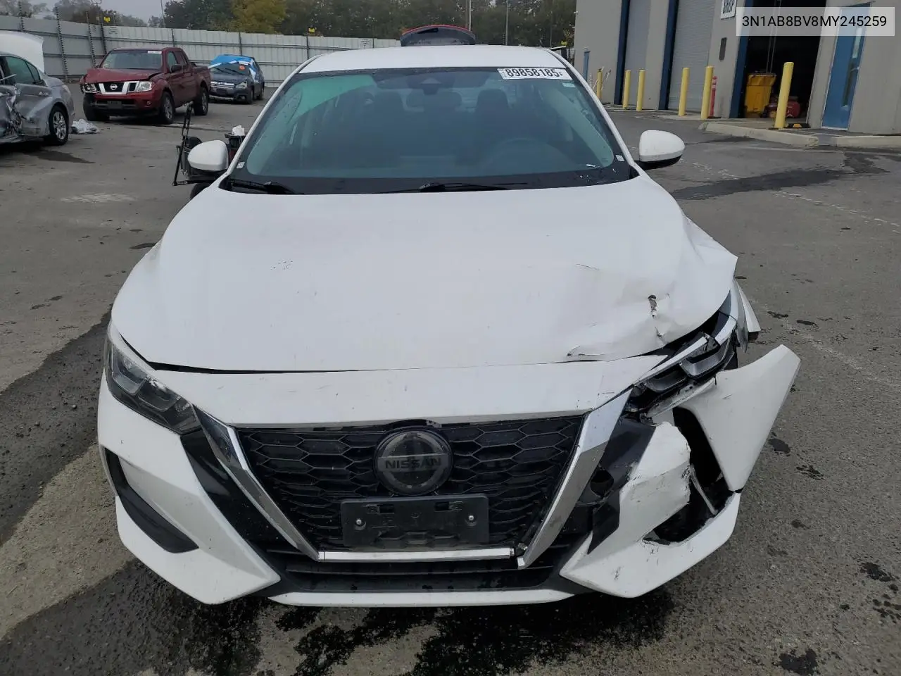 3N1AB8BV8MY245259 2021 Nissan Sentra S