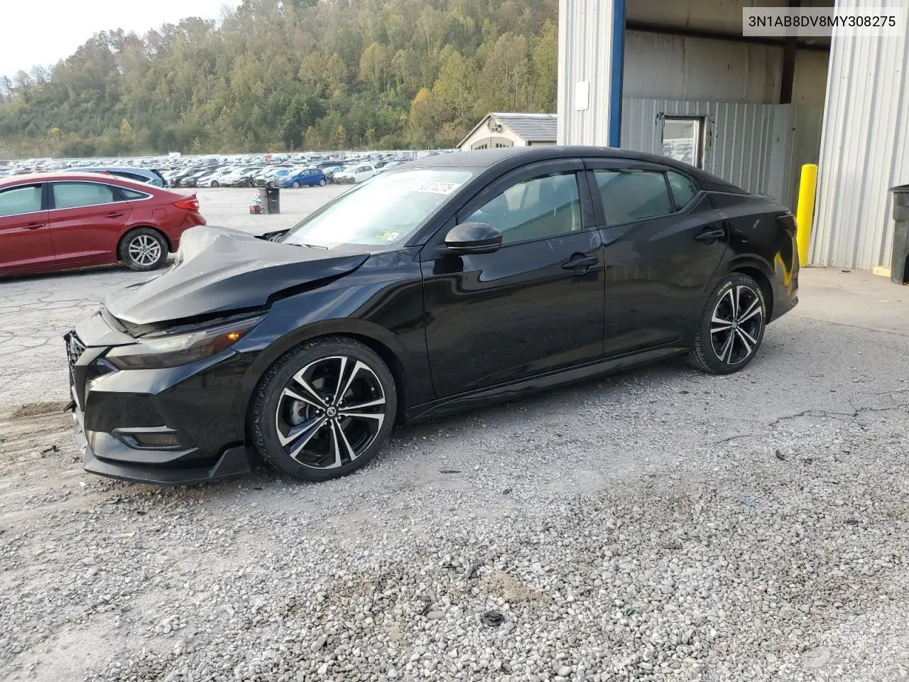 3N1AB8DV8MY308275 2021 Nissan Sentra Sr