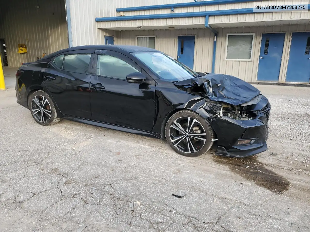 3N1AB8DV8MY308275 2021 Nissan Sentra Sr