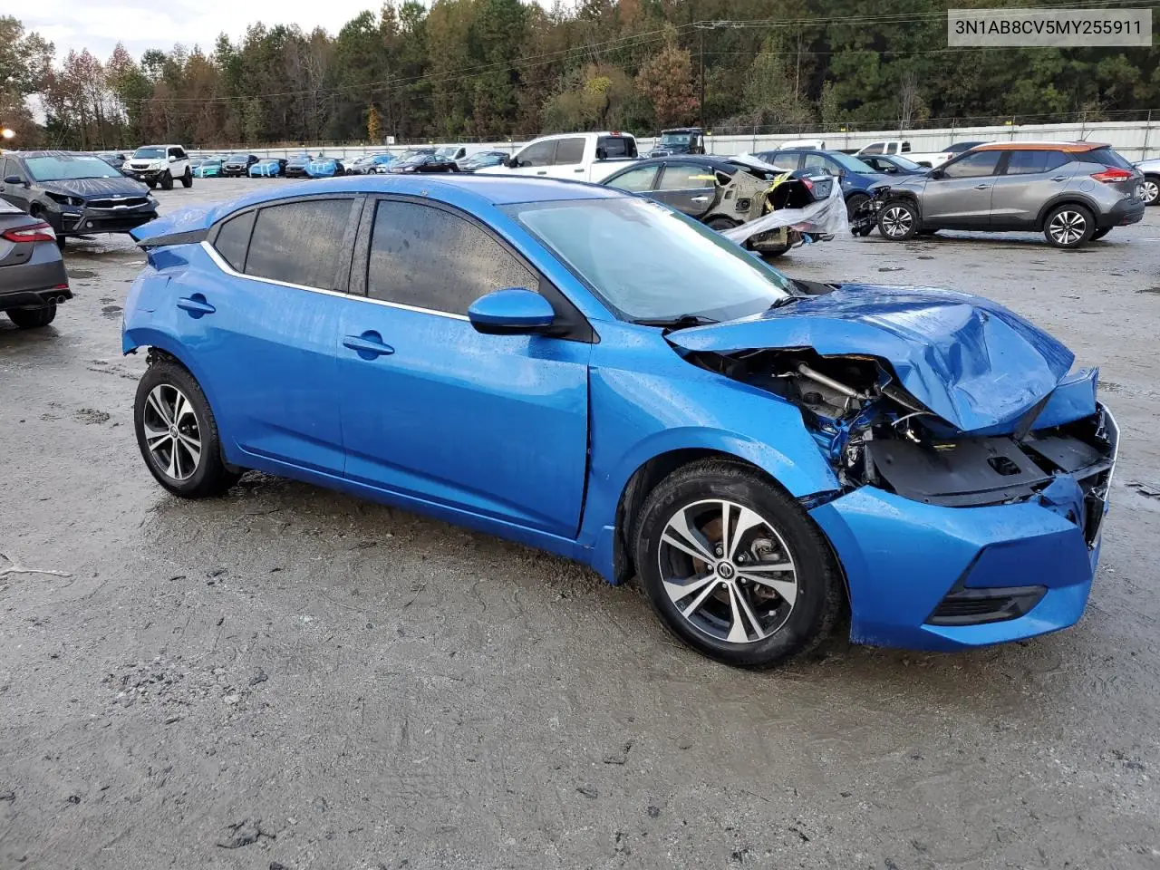3N1AB8CV5MY255911 2021 Nissan Sentra Sv