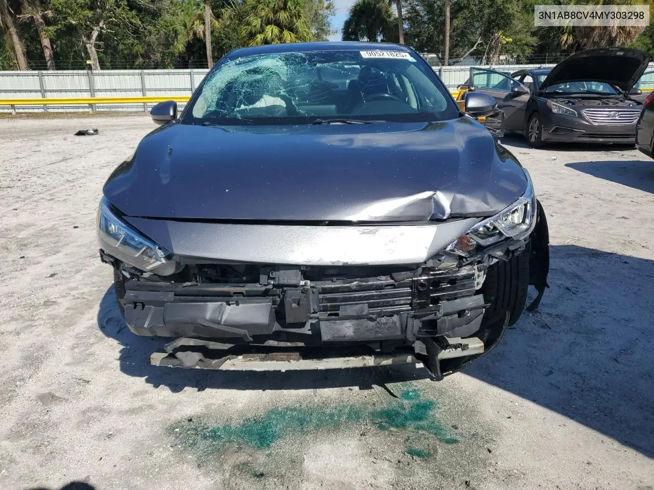 3N1AB8CV4MY303298 2021 Nissan Sentra Sv
