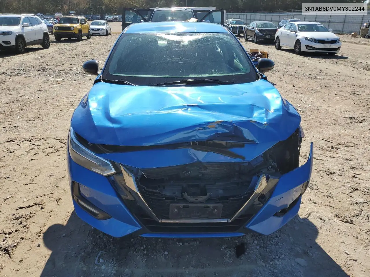 3N1AB8DV0MY302244 2021 Nissan Sentra Sr