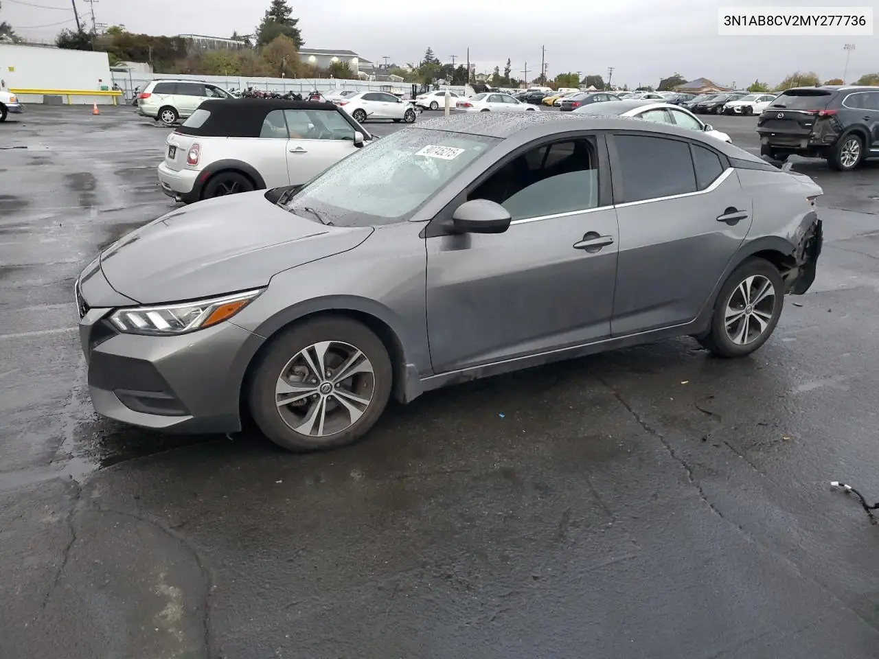 3N1AB8CV2MY277736 2021 Nissan Sentra Sv