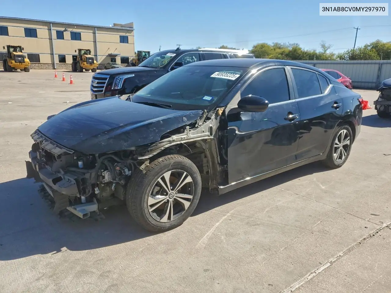 3N1AB8CV0MY297970 2021 Nissan Sentra Sv