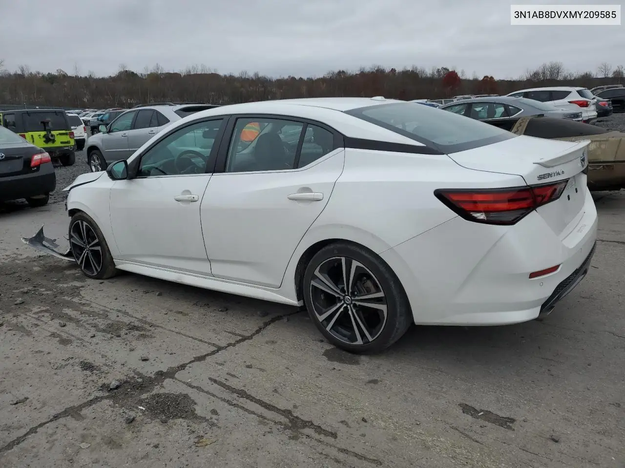 3N1AB8DVXMY209585 2021 Nissan Sentra Sr