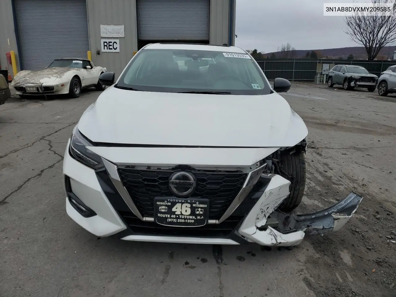 3N1AB8DVXMY209585 2021 Nissan Sentra Sr