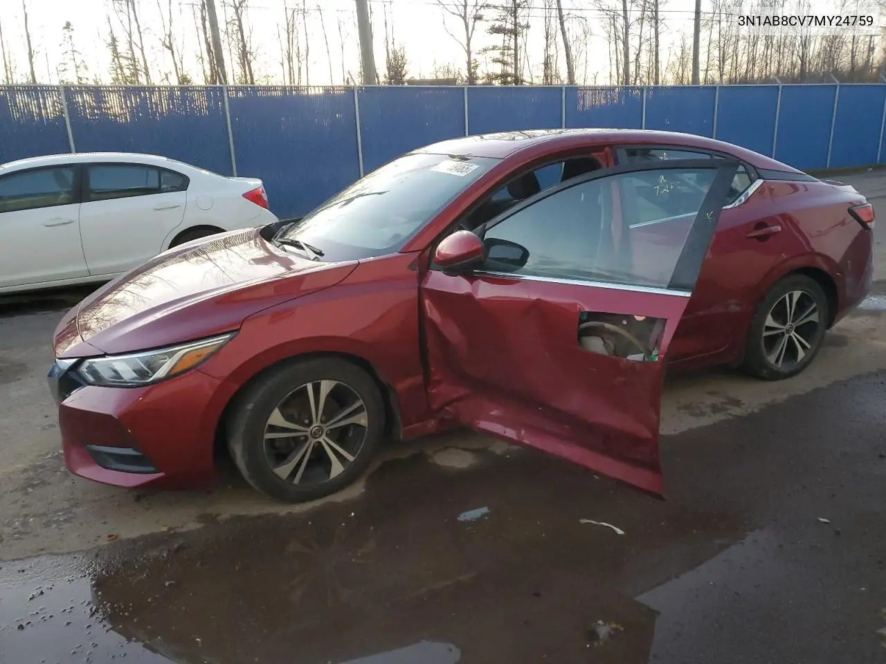3N1ABSCV7MY214759 2021 Nissan Sentra Sv