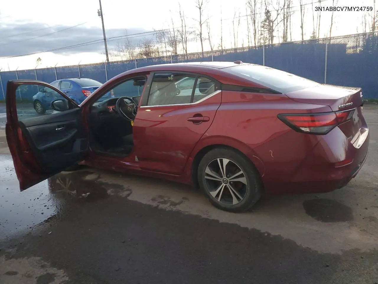 3N1ABSCV7MY214759 2021 Nissan Sentra Sv