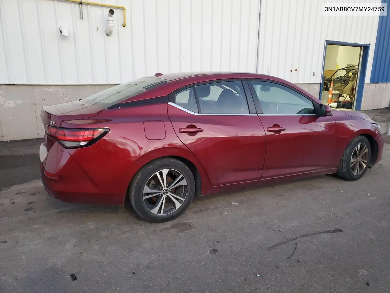 3N1ABSCV7MY214759 2021 Nissan Sentra Sv