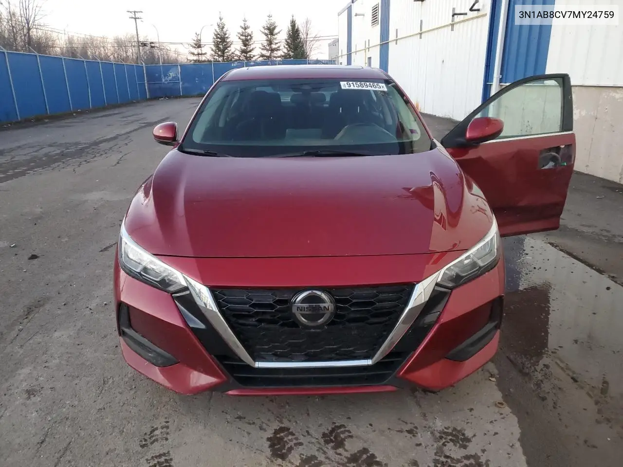 3N1ABSCV7MY214759 2021 Nissan Sentra Sv