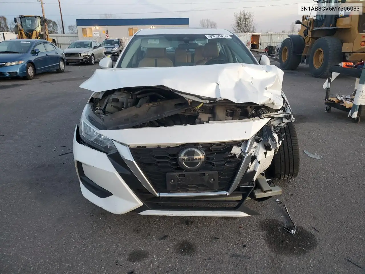 3N1AB8CV5MY306033 2021 Nissan Sentra Sv