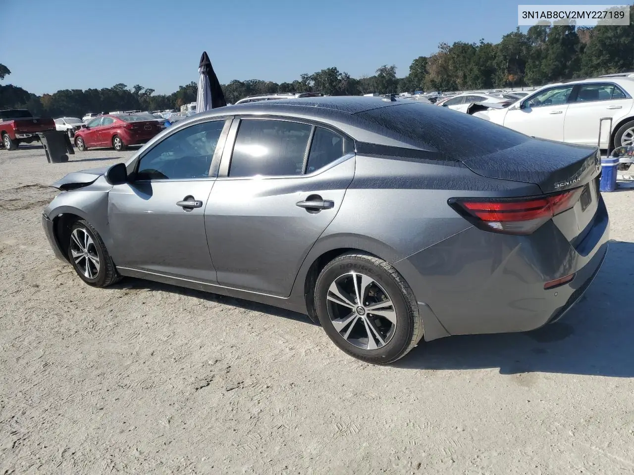 3N1AB8CV2MY227189 2021 Nissan Sentra Sv