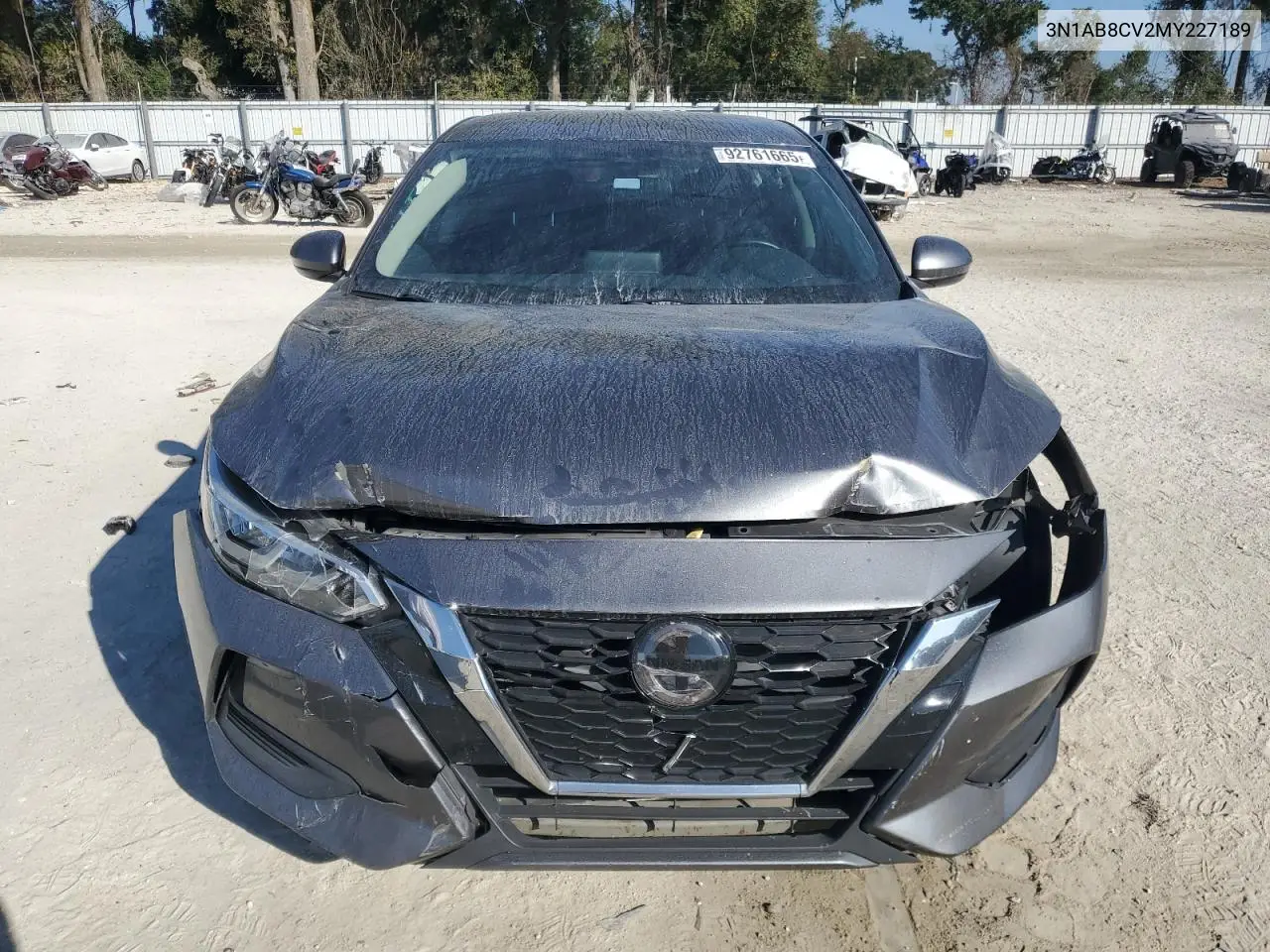 3N1AB8CV2MY227189 2021 Nissan Sentra Sv