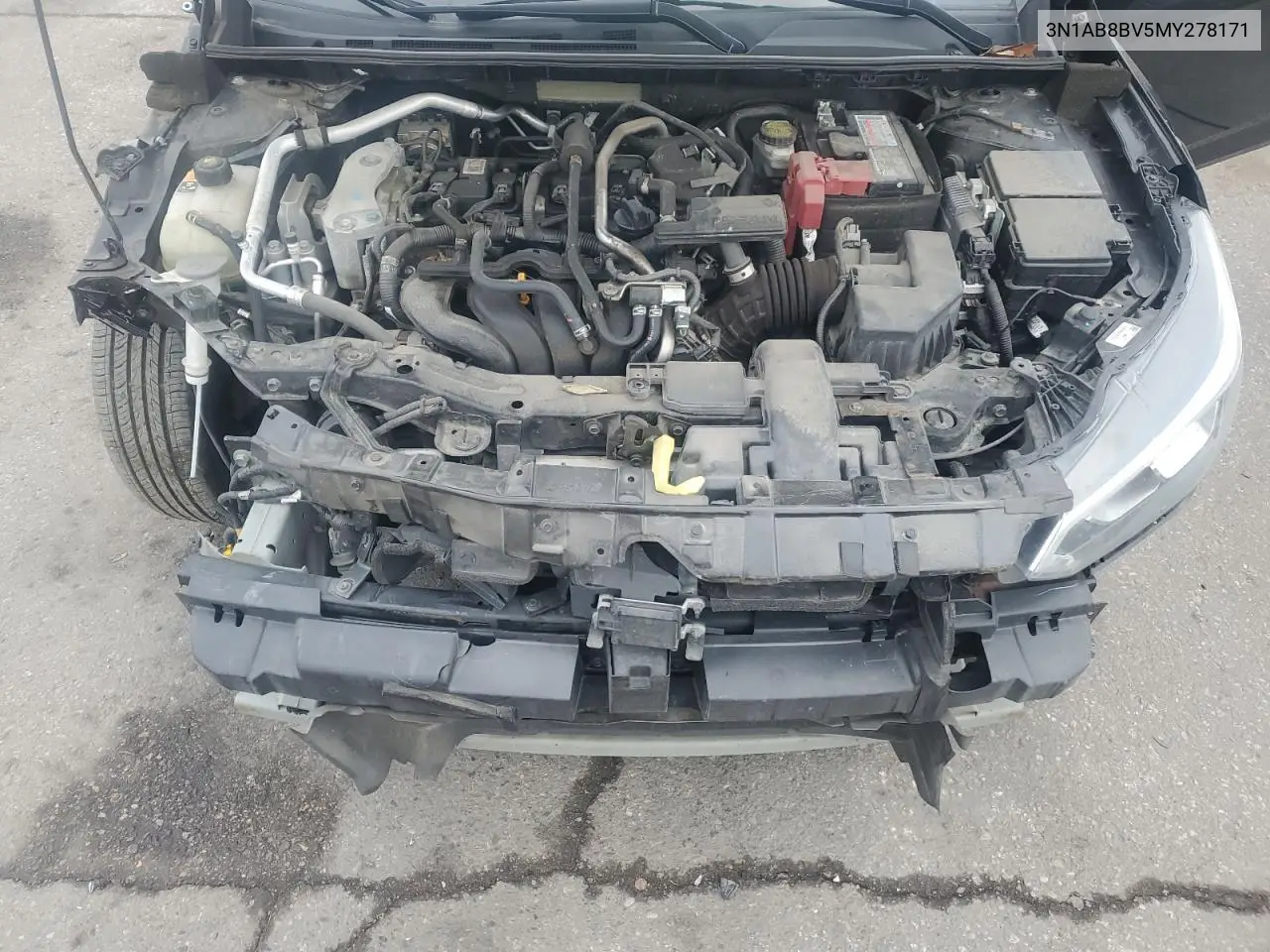 3N1AB8BV5MY278171 2021 Nissan Sentra S