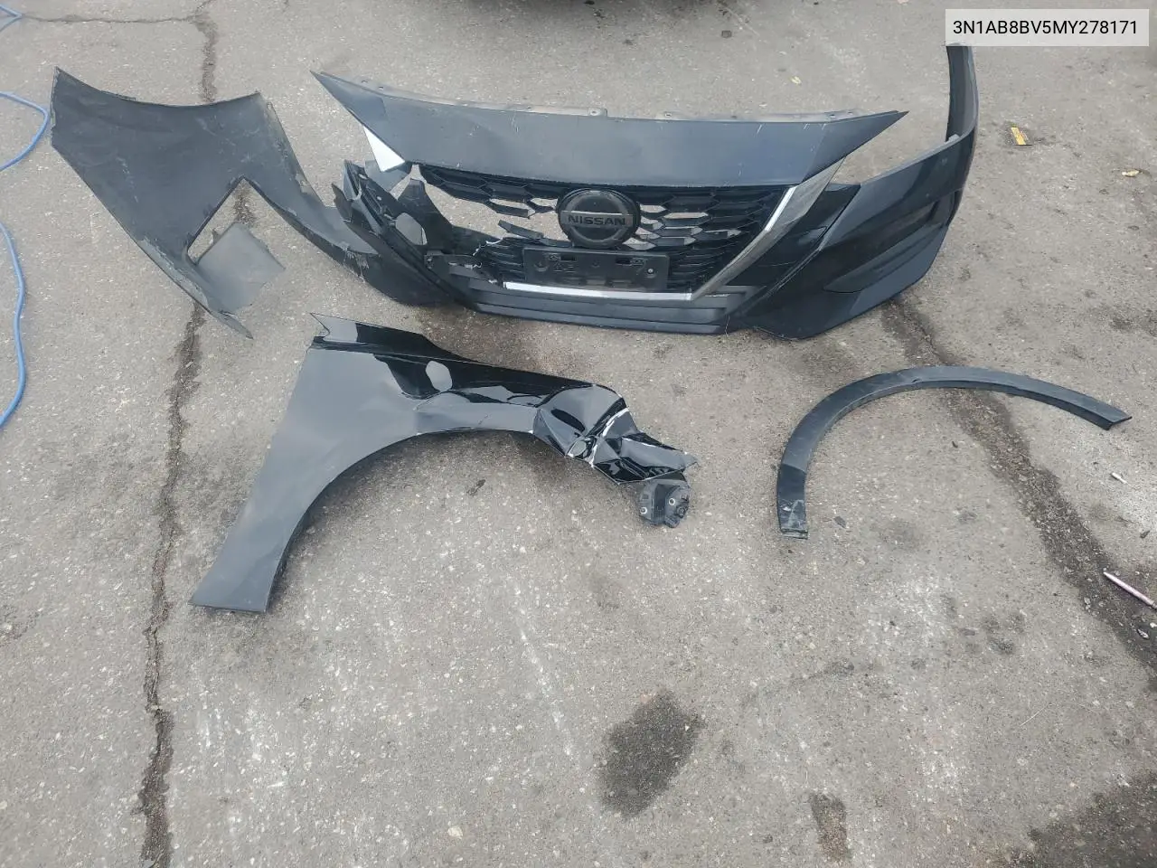3N1AB8BV5MY278171 2021 Nissan Sentra S
